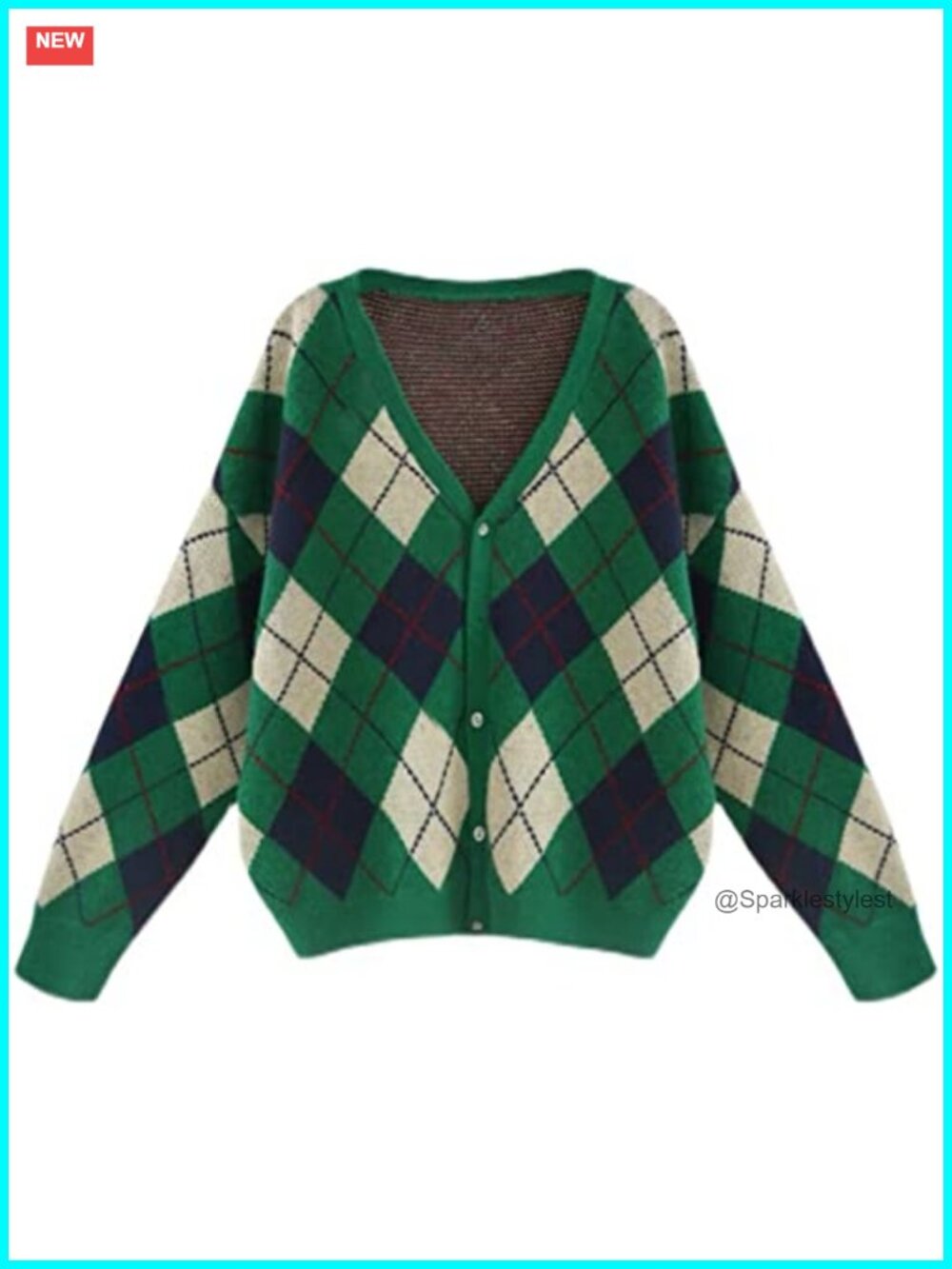Womens Long Sleeve Knit Cardigan Button Down V Neck Loose Sweater